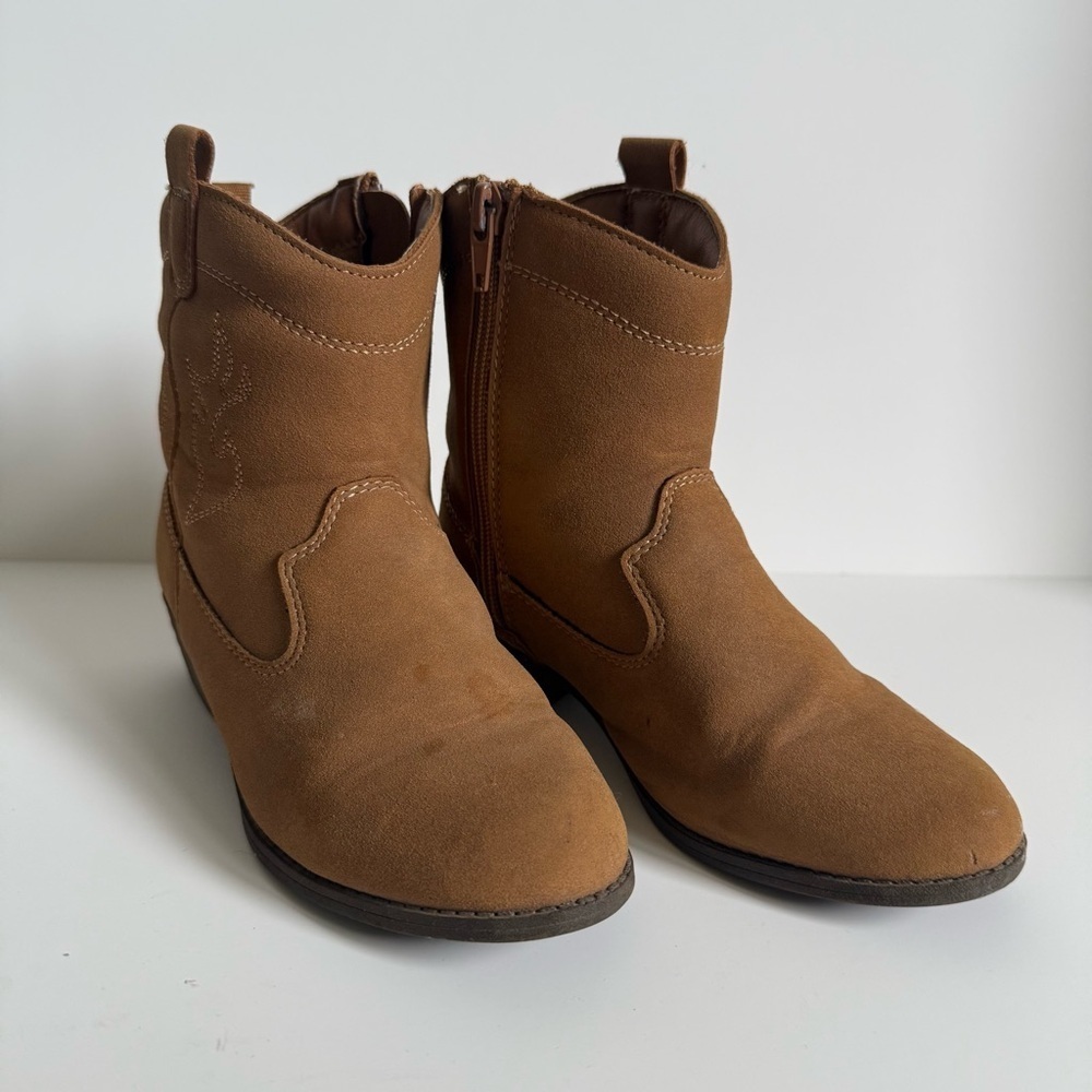 Girls Like New Tan Western Cowgirl Boots